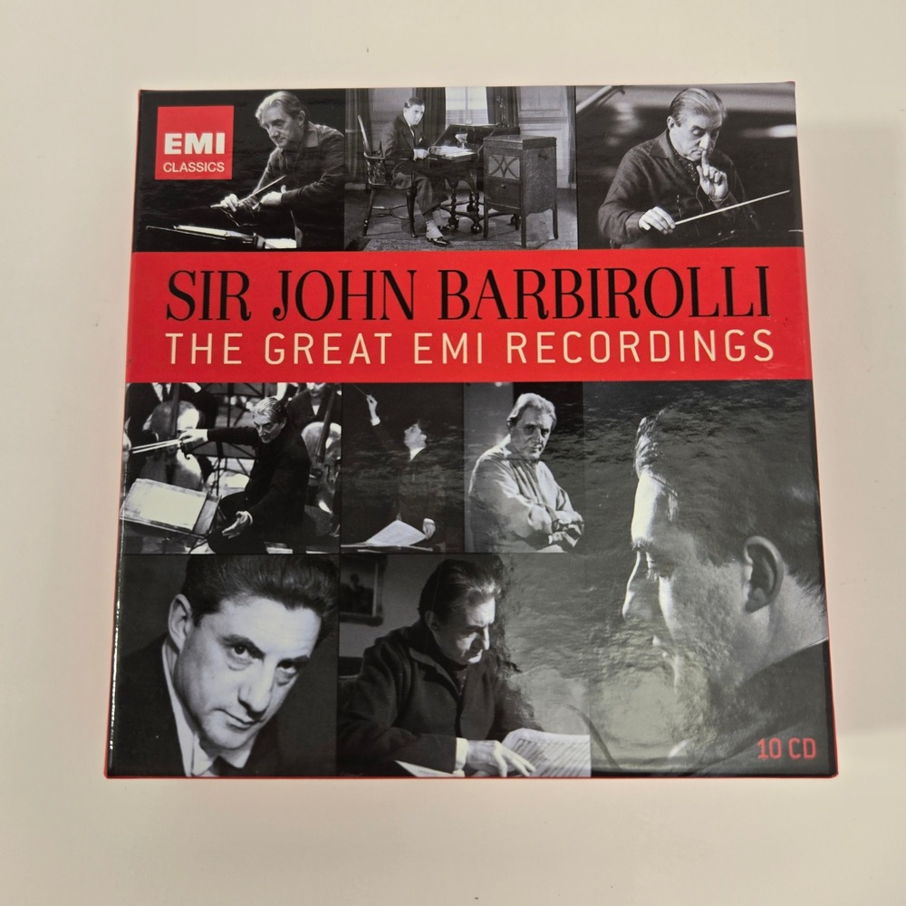 Sir John Barbirolli - Great EMI Recordings 10 CD Box Set EMI Classics EX/NM